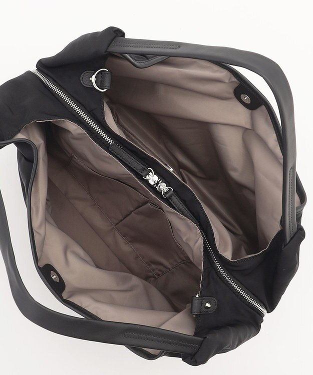 Y'SACCS シワナイロン2WAYトートバッグ Mサイズ ブラック