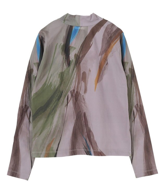 Green Parks ■高橋愛×ＧｒｅｅｎＰａｒｋｓプリントハイネック Dark Gray