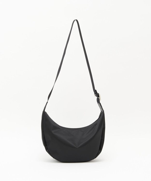 russet ナイロンラウンドショルダーバッグ (CE-1327-WEB) Black2