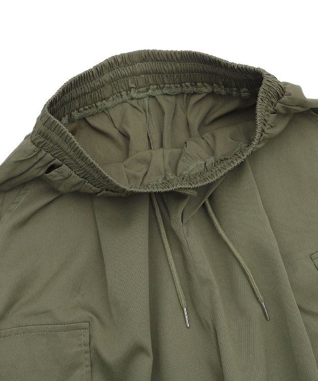 WEGO 【ウエストゴム】イージーカーゴパンツ カーキ