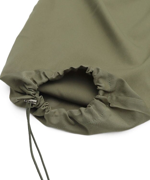 WEGO 【ウエストゴム】イージーカーゴパンツ カーキ