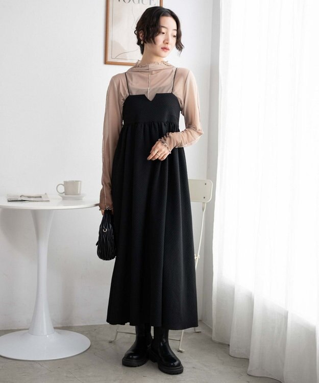 WEGO グラデーションシアーロンT ベージュ