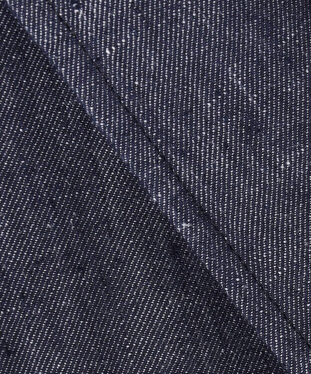 JOSEPH ABBOUD 【JAPANファブリック/セットアップ/清涼】LINEN DENIM ジャケット ネイビー系