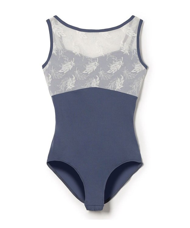 Chacott ノースリーブレオタード ブルー