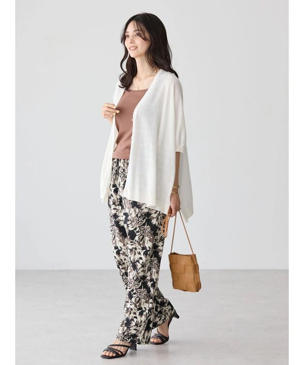 AMERICAN HOLIC ＵＶカットポンチョニットカーディガン Ivory