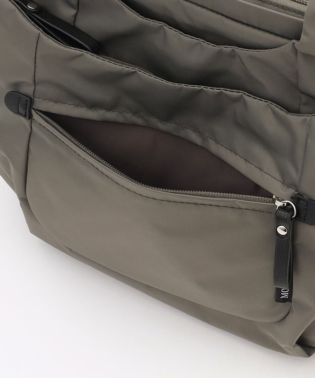 LA BAGAGERIE 【MONICA】ラウンド2WAYトートバッグ ダークグレー