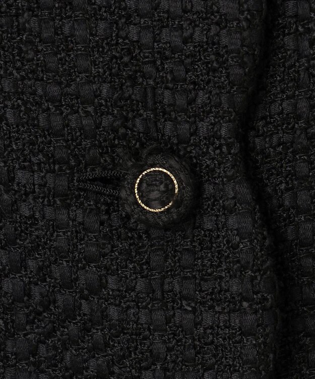 TOCCA 【消臭】BABY SCALLOP ツイードジャケット ブラック系