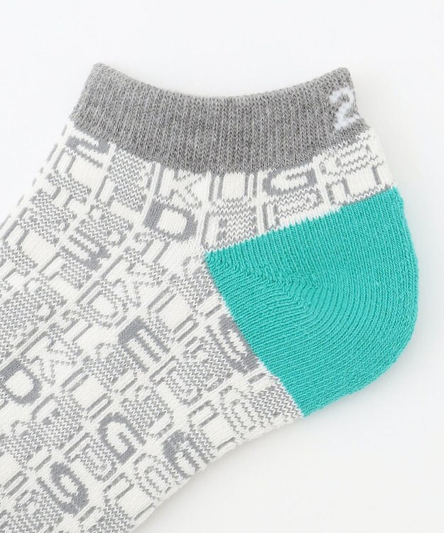 23区GOLF 【MEN】総ロゴ アンクルソックス ホワイト系5