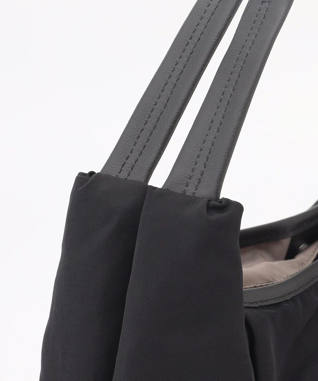 Y'SACCS シワナイロン2WAYトートバッグ Mサイズ ブラック