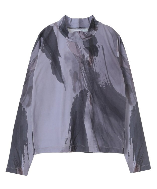 Green Parks ■高橋愛×ＧｒｅｅｎＰａｒｋｓプリントハイネック Dark Gray