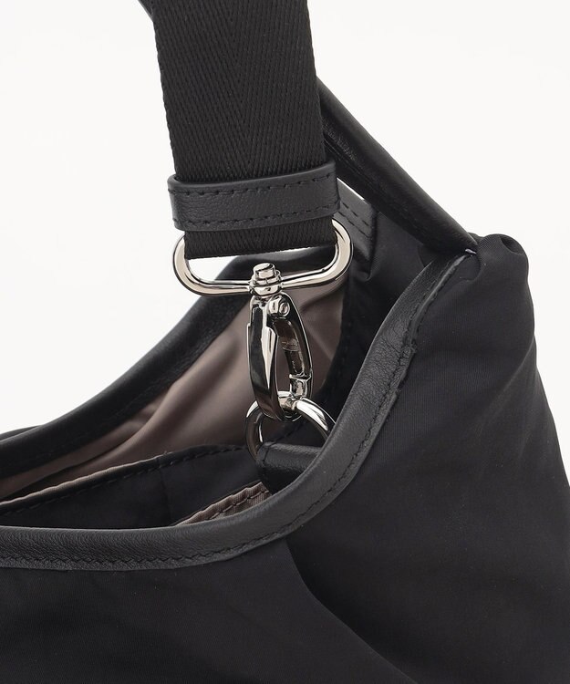 Y'SACCS シワナイロン2WAYトートバッグ Mサイズ ブラック