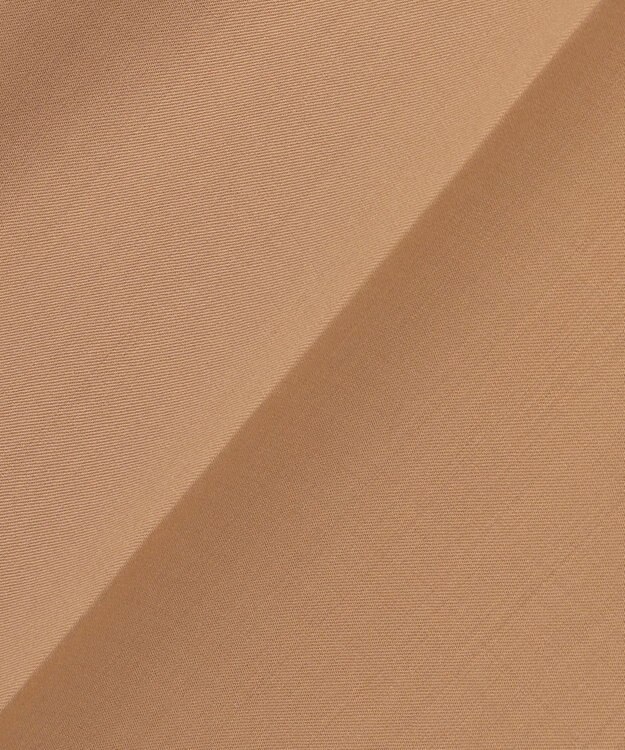 ICB L 【洗える】T/Wブロード ワイドストレートパンツ キャメル系