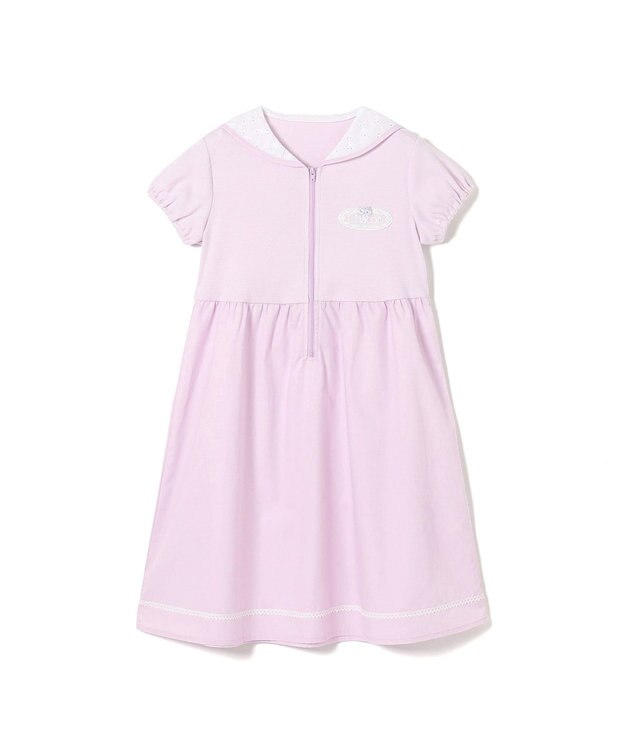 Chacott ジップアップワンピース ライラック