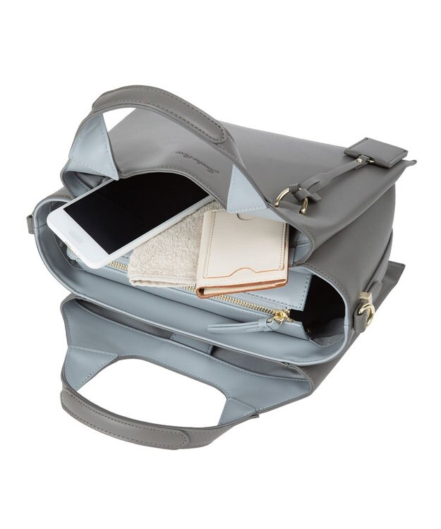 ACE BAGS & LUGGAGE Jewelna Rose アテナ ハンドバッグ ミドルサイズ 16321 ジュエルナローズ ダークグレー