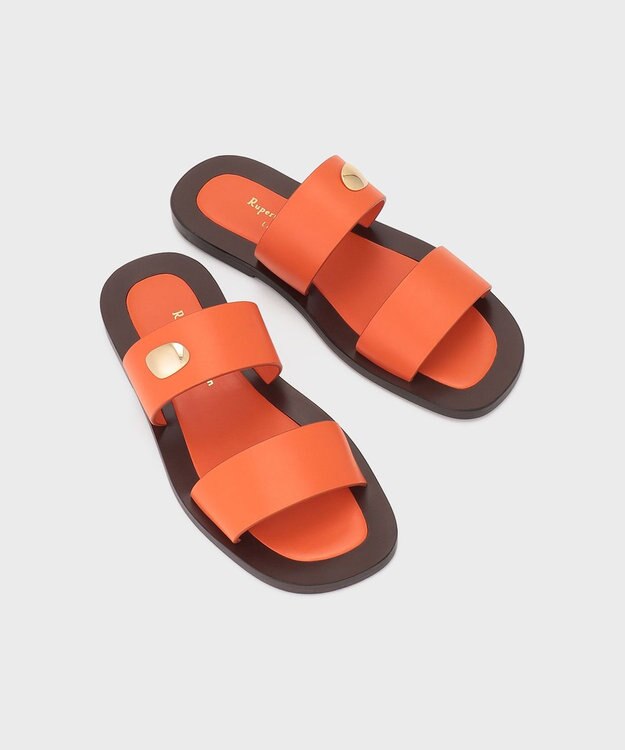 GRACE CONTINENTAL Rupert Sanderson フラットサンダル オレンジ