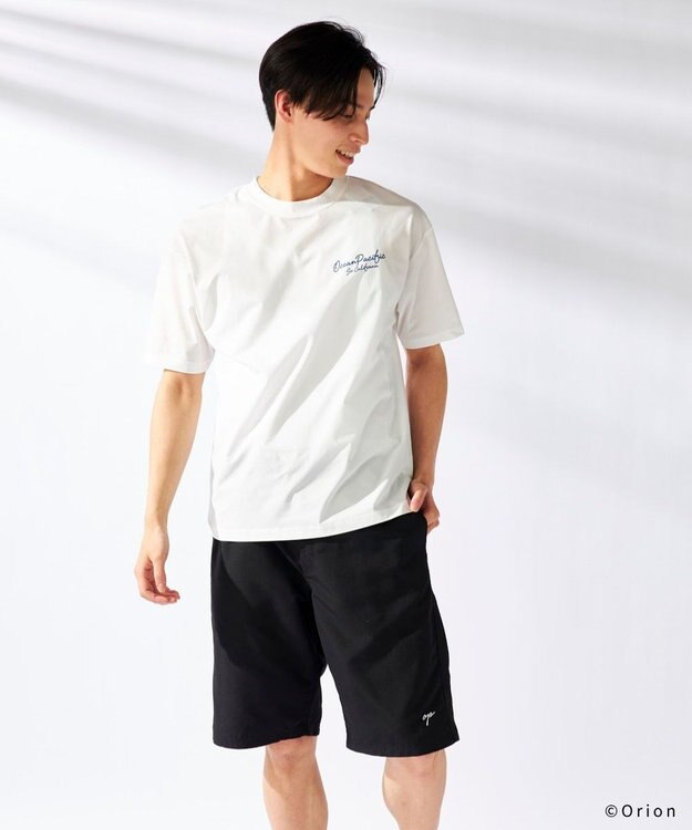 OP／FILA 【Ocean Pacific×ORION】UPF50+ペアテックスTシャツ ホワイト