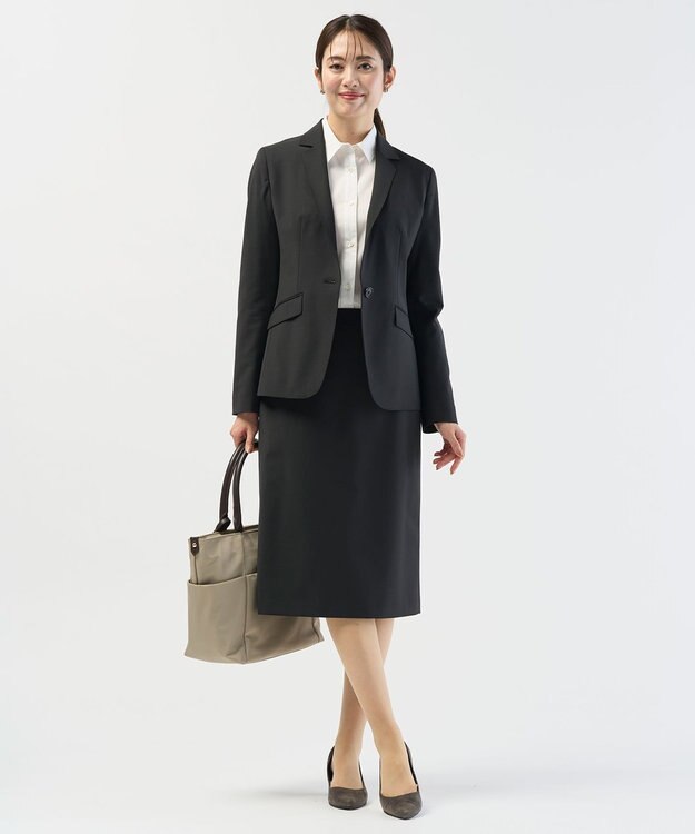 J.PRESS LADIES 【セットアップ対応】BAHARIYE SOLID スカート ブラック系