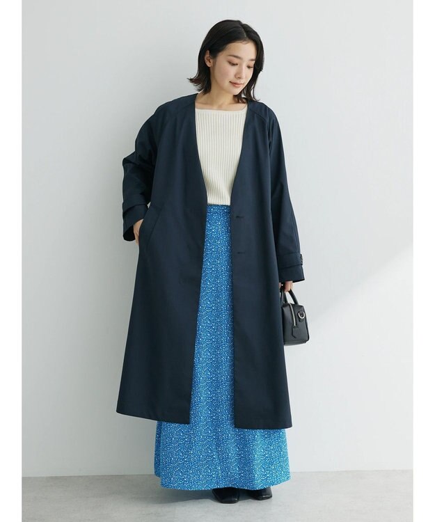 Green Parks 花粉防止　着流しコート Navy