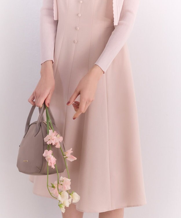 TOCCA 【松木育未さん着用・00サイズあり】MACARON CHARM ドレス ピンク系