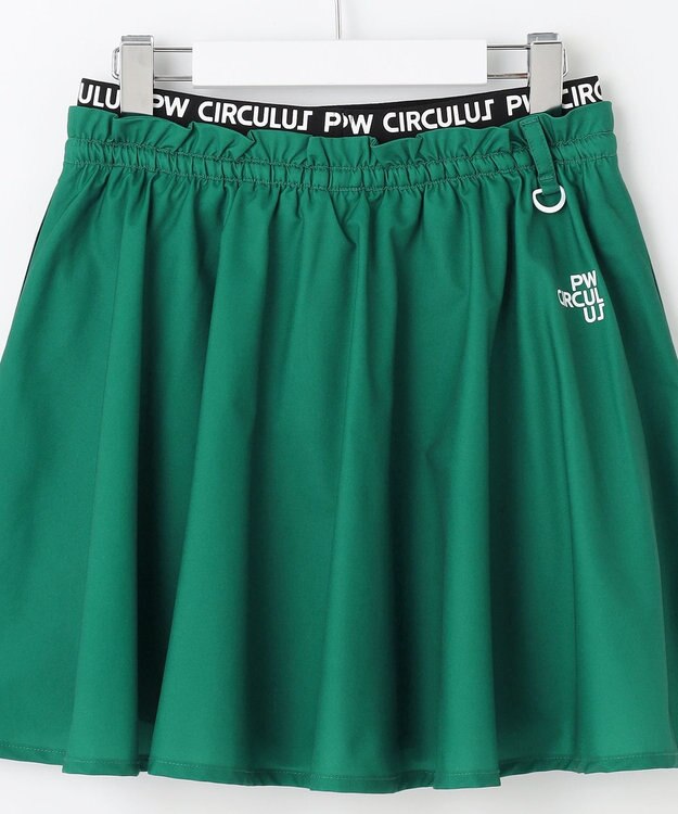 PW CIRCULUS 【ペチパンツ付】【WOMEN】フレアスカート ゴルフウェア レディース グリーン系