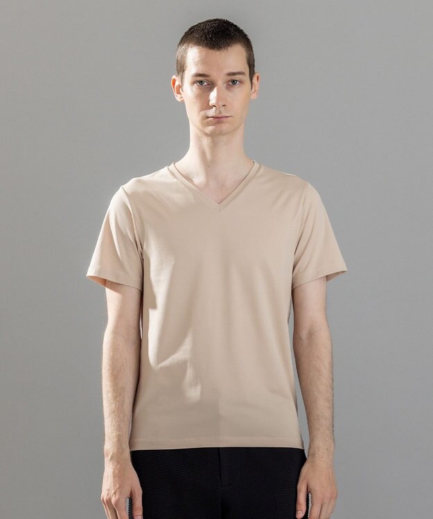 JOSEPH HOMME 匠パターンTOPS <新素材>【温度調節素材・吸熱/放熱】サーモアジャスト　ベアプレーンインナー ベージュ系