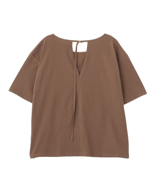 earth music&ecology バックデザインカットプルオーバー Brown