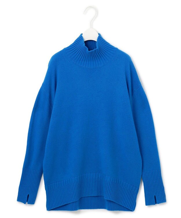 ICB 【新色追加・WEB限定カラーあり】 ソフトカシミヤミックス ハイネックニット サファイア系