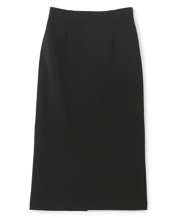 UNFILO 【野呂佳代さん着用】BEAUTY FORM JERSEY Iラインスカート ブラック