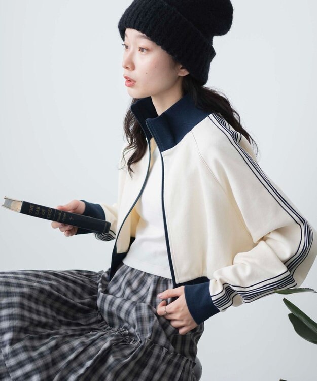 WEGO ショートトラックジャケット ホワイト