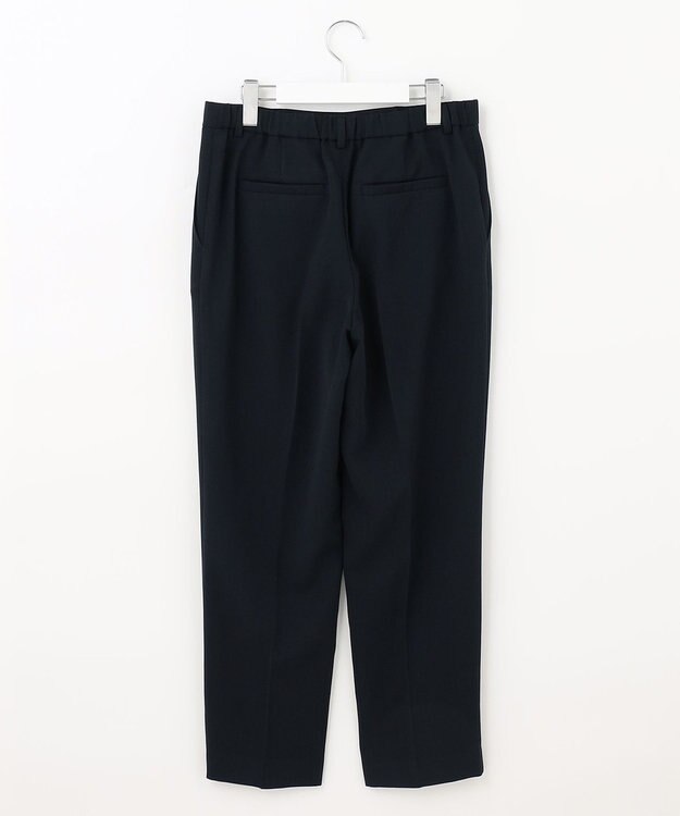 自由区 【洗える】2WAYツイル テーパードパンツ ネイビー系