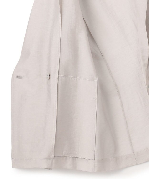 ICB 【洗える】リヨセルナイロンワッシャー ジャケット トープ系