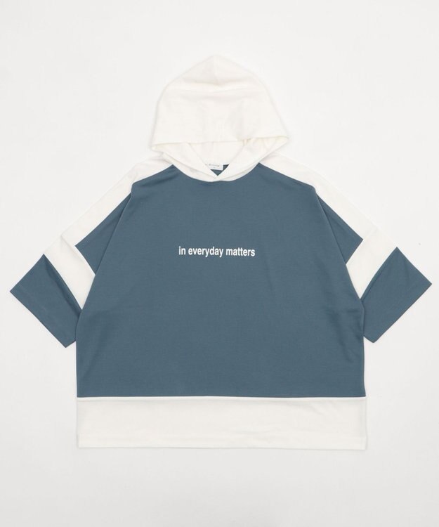 WEGO ドルマンポンチフードT（SS） サックス