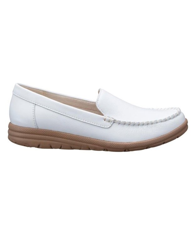 REGAL FOOT COMMUNITY 【レッドウッドリバーミネトンカ】M02C モカシンシューズ カジュアルシューズ ホワイト