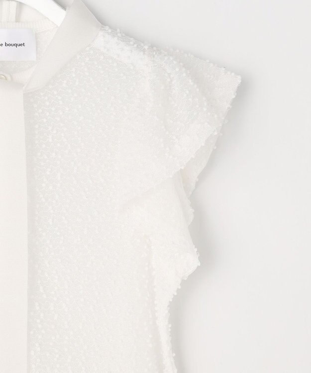 自由区 【カトリエムブーケ】Expression delicate ボウタイチュールトップス オフ