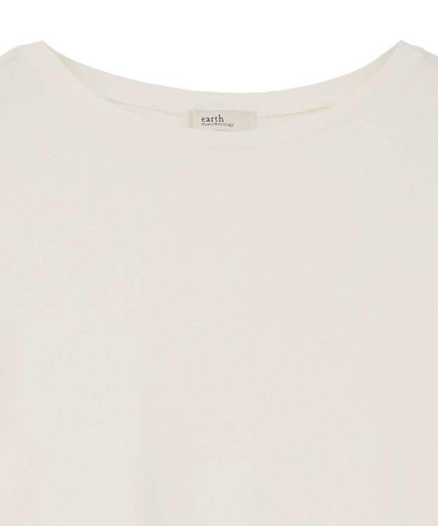 earth music&ecology 【吸湿発熱】あったかフェミニンインナー（チュールヘム） Off White