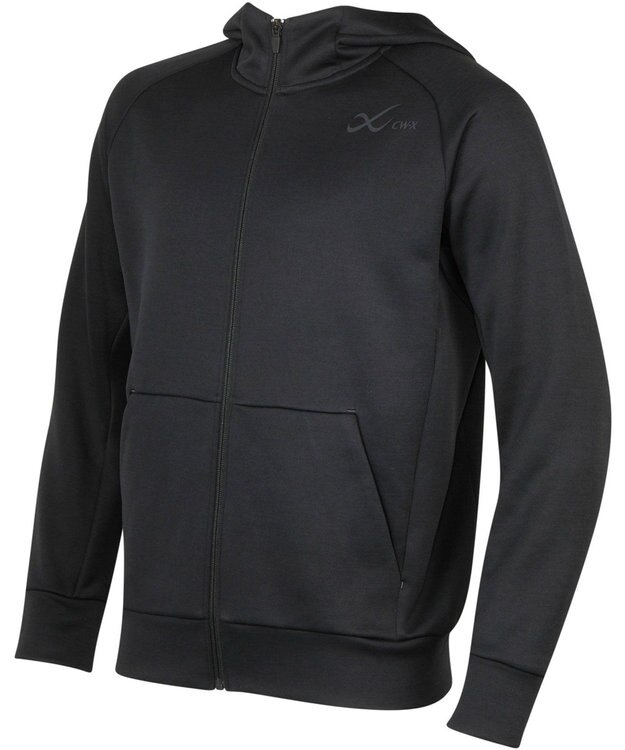 CW-X 【UNISEX】  CW-X 【ユニセックス】アウタートップス ニット素材 ボトムス（DHY249）とペア ボトムス（DHO249）とペア スウエットパーカー DWR589 /ワコール ブラック