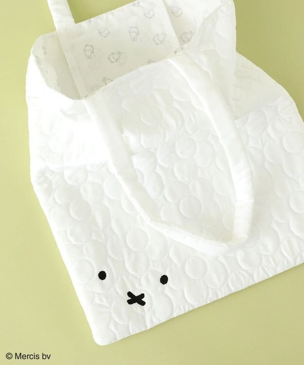 Green Parks Ｍｉｆｆｙ／フラワーキルティングト－トＢａｇ White