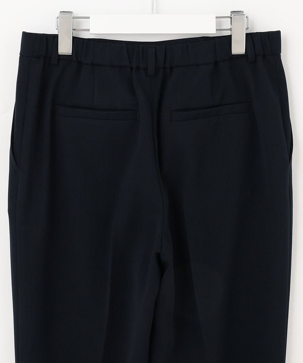 自由区 【洗える】2WAYツイル テーパードパンツ ネイビー系