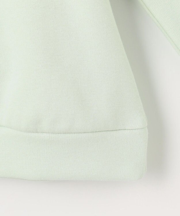 ANY KIDS アニマル刺繍 裏シャギー トレーナー ミント×ネコ