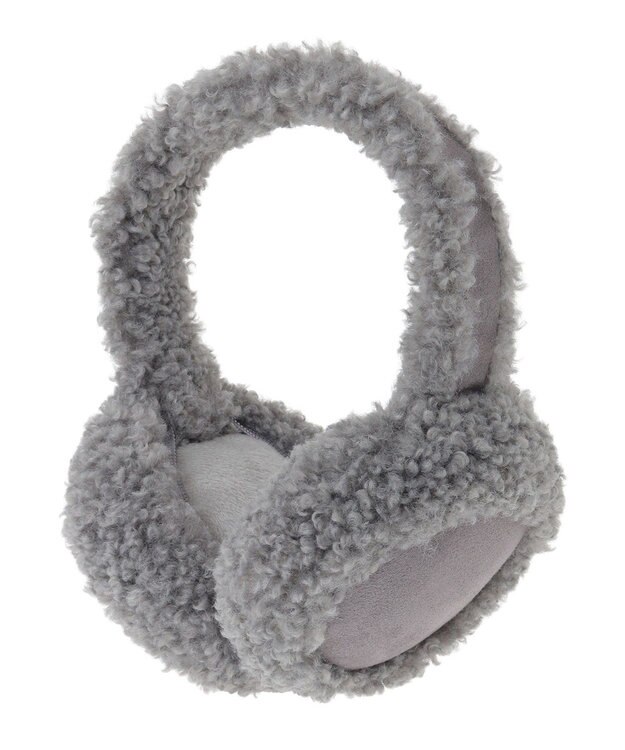 Green Parks ボアイヤーマフラー Charcoal Gray