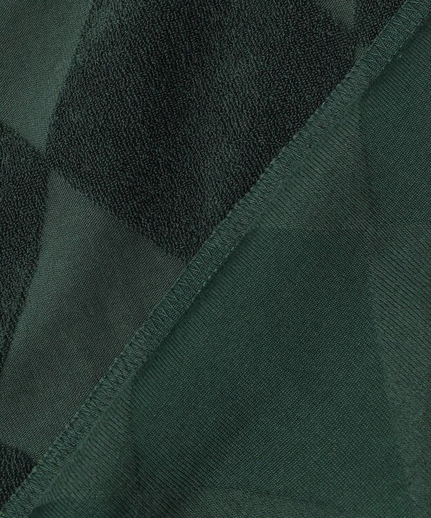 J.PRESS MEN アーガイルワントーンリンクス ロングスリーブ Tシャツ グリーン系