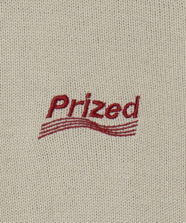 WEGO 【ユニセックス着用ITEM】ワンポイントハーフジッププルオーバー オフホワイト