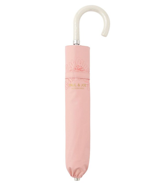 MOONBAT PAUL & JOE 晴雨兼用日傘 折りたたみ傘 コスメパラソル 一級遮光 遮熱 UV ピーチ