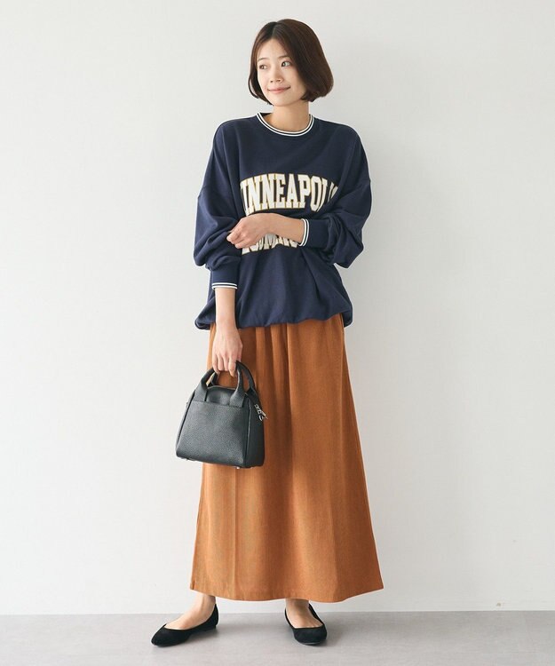 CRAFT STANDARD BOUTIQUE カットコーデュロイタイトスカート Orange