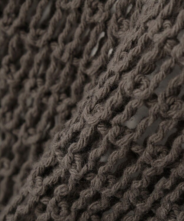 AMERICAN HOLIC 刺繍メッシュプルオーバー Charcoal Gray