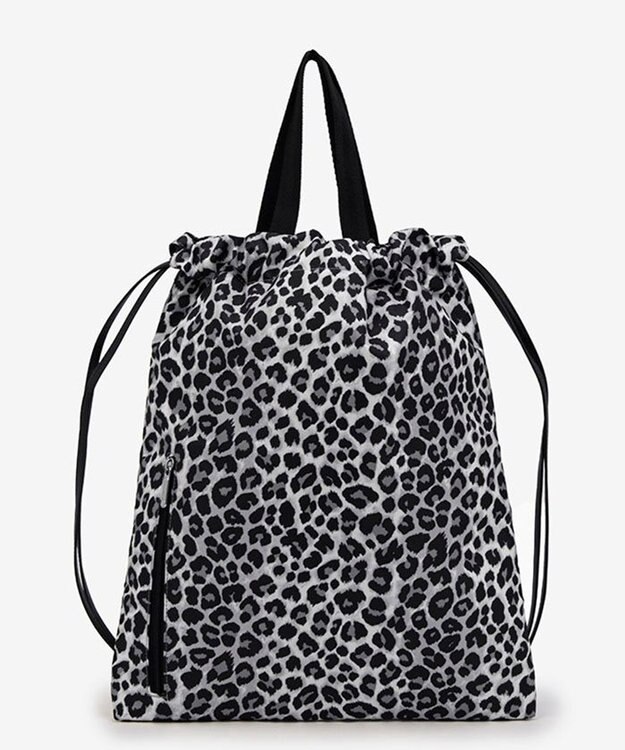 LeSportsac TH CITY KNAPSACK/アップタウンレオパード/ブラック アップタウンレオパード/ブラック