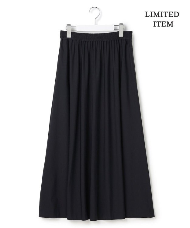 ICB 【先行予約・WEB限定】マットスキューバ フレアスカート ブラック