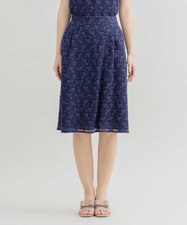 TOCCA FLORAL PICNIC スカート ネイビー系