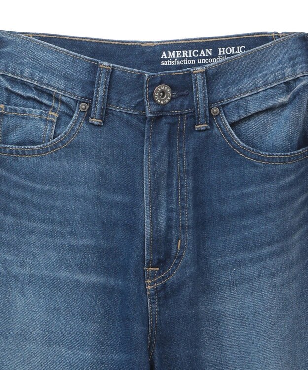 AMERICAN HOLIC 【接触冷感】ワイドデニム Indigo