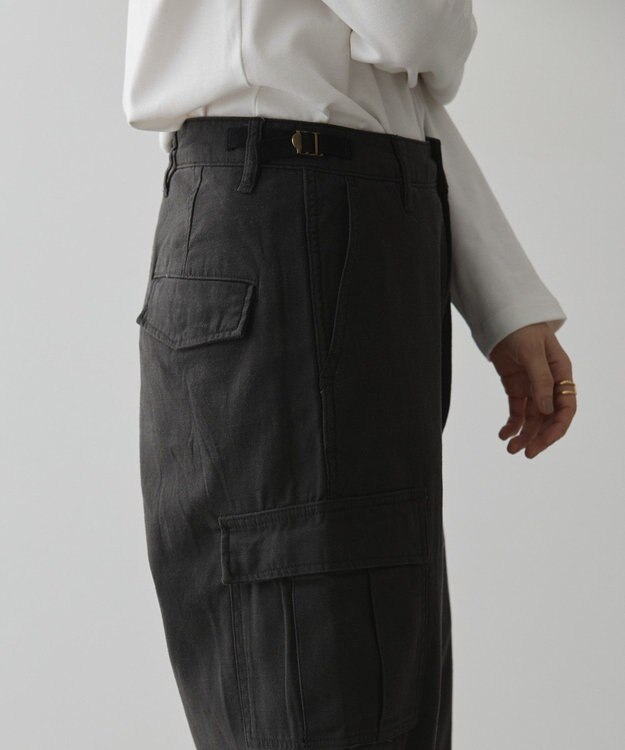 AMERICAN HOLIC 綿スラブカーゴパンツ Black